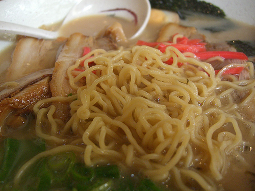 Ramen noodles close-up - Ramen Ya by avlxyz, on Flickr