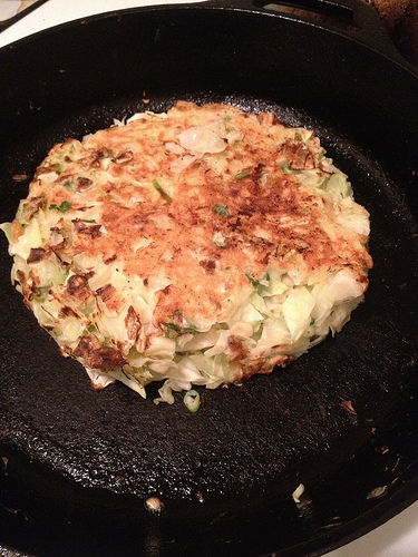 Okonomi-yaki (Osaka Style Cabbage Pancak by naotakem, on Flickr