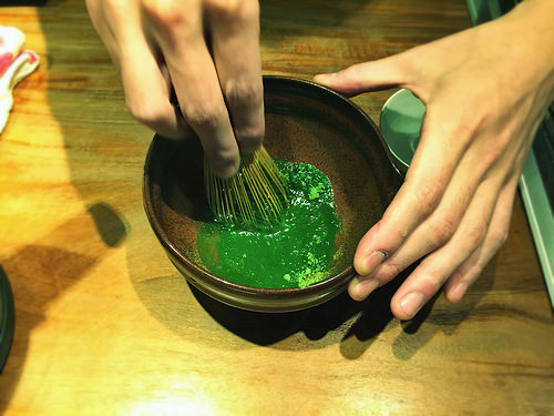 Bamboo chasen to whisk koicha by T.Tseng, on Flickr