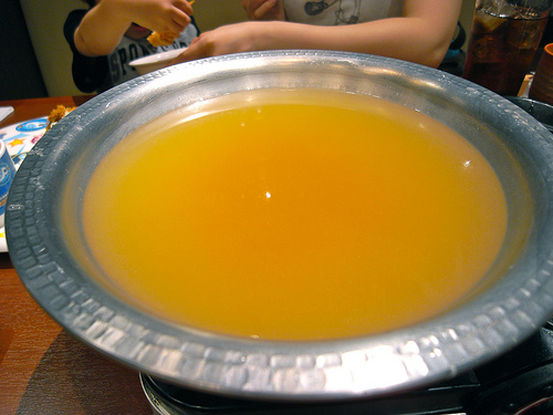 Iberico pork shabu-shabu by bvalium, on Flickr Iberico pork shabu-shabu by bvalium